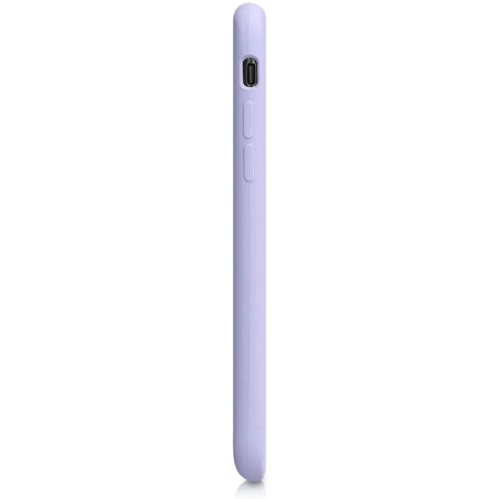 KW iPhone SE 2022 / SE 2020 / 7 / 8 Θήκη Σιλικόνης Rubber TPU - Light Lavender - 40225.139