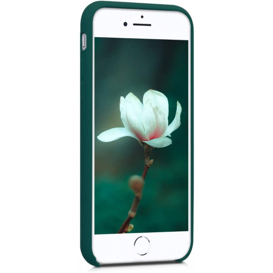 KW iPhone SE 2022 / SE 2020 / 7 / 8 Θήκη Σιλικόνης Rubber TPU - Turquoise Green - 40225.184