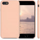 KW iPhone SE 2022 / SE 2020 / 7 / 8 Θήκη Σιλικόνης Rubber TPU - Peach Nougat - 40225.194