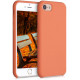 KW iPhone SE 2022 / SE 2020 / 7 / 8 Θήκη Σιλικόνης Rubber TPU - Sunrise Orange - 40225.203