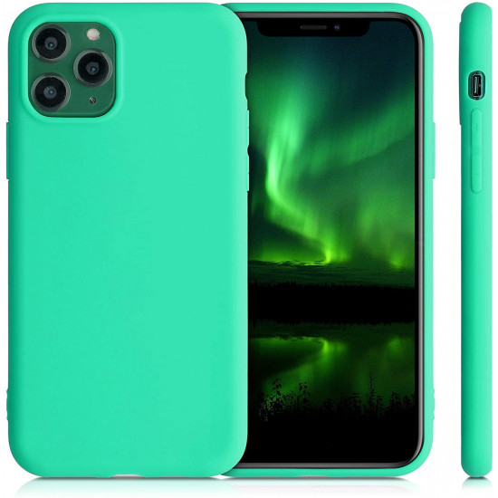 KW iPhone 11 Pro Θήκη Σιλικόνης TPU - Neon Turquoise - 49781.126