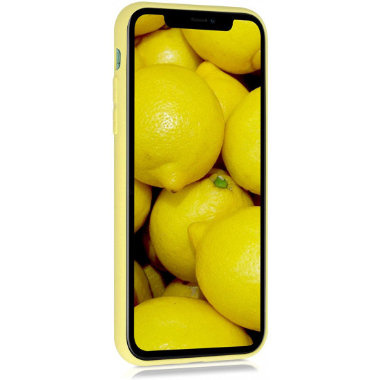KW iPhone 11 Θήκη Σιλικόνης TPU - Yellow Matte - 49787.49