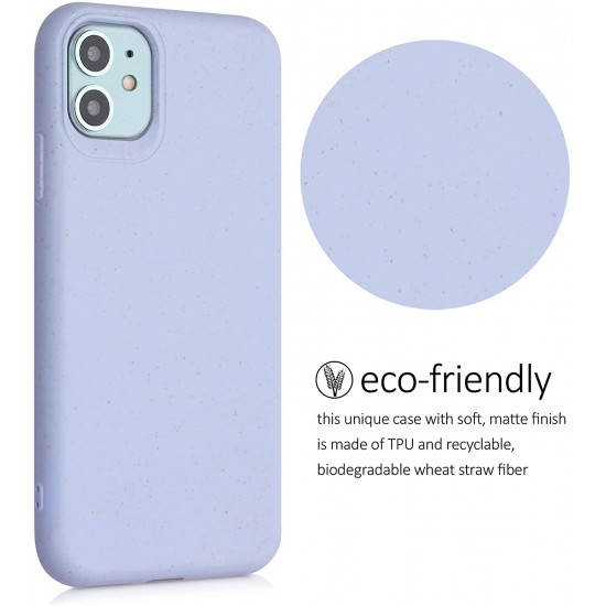 Kalibri iPhone 11 Θήκη Σιλικόνης TPU με Ανακυκλώσιμο και Βιοδιασπώμενο Υλικό - Light Lavender - 50317.139