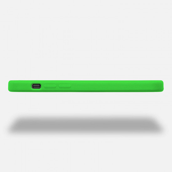 KW iPhone 12 / iPhone 12 Pro Θήκη Σιλικόνης Rubber TPU - Lime Green - 52641.159
