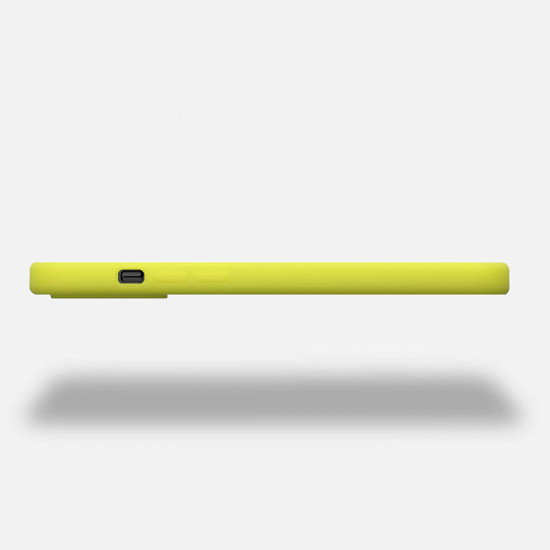 KW iPhone 12 Pro Max Θήκη Σιλικόνης Rubber TPU - Lemon Yellow - 52644.149