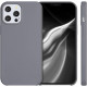 KW iPhone 12 Pro Max Θήκη Σιλικόνης Rubber TPU - Titanium Grey - 52644.155