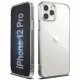 Ringke iPhone 12 / iPhone 12 Pro Fusion Σκληρή Θήκη με Πλαίσιο Σιλικόνης - Διάφανη