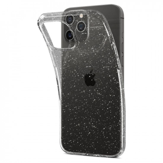Spigen iPhone 12 / iPhone 12 Pro Liquid Crystal Θήκη Σιλικόνης - Glitter Crystal