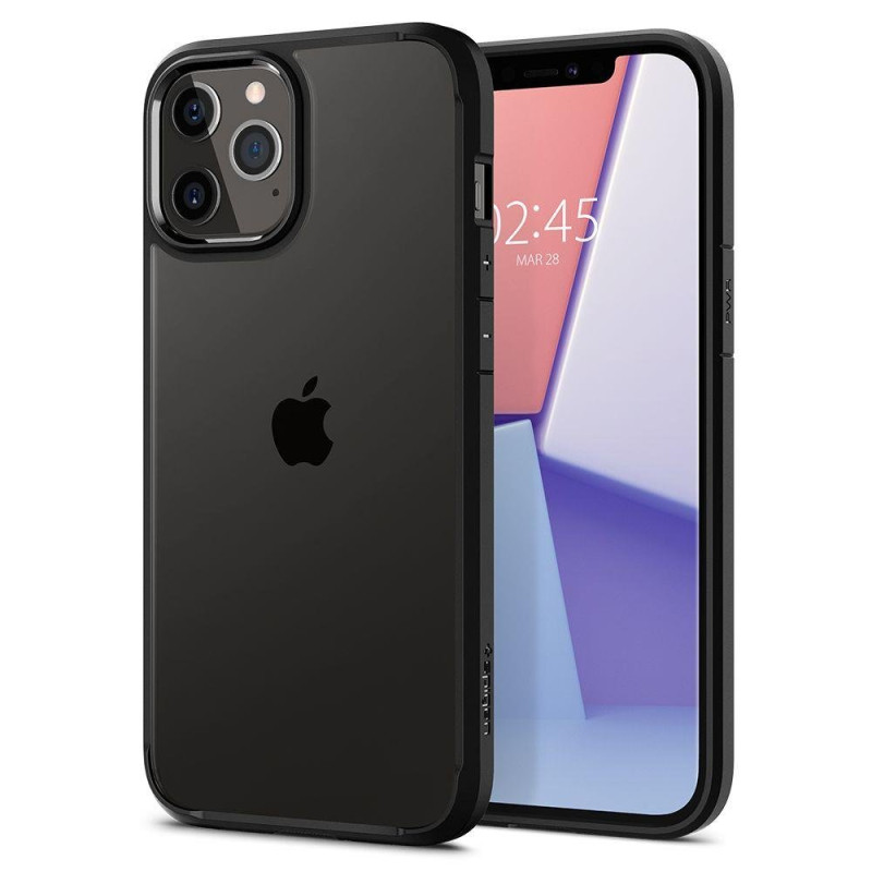 Spigen iPhone 12 / iPhone 12 Pro Ultra Hybrid Σκληρή Θήκη με Πλαίσιο Σιλικόνης - Matte Black Spigen iPhone 12 / iPhone 12 Pro Ultra Hybrid Σκληρή Θήκη με Πλαίσιο Σιλικόνης - Matte Black