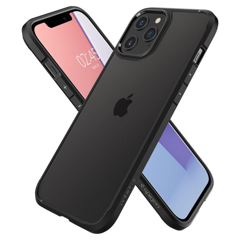 Spigen iPhone 12 / iPhone 12 Pro Ultra Hybrid Σκληρή Θήκη με Πλαίσιο Σιλικόνης - Matte Black Spigen iPhone 12 / iPhone 12 Pro Ultra Hybrid Σκληρή Θήκη με Πλαίσιο Σιλικόνης - Matte Black