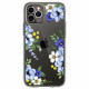 CYRILL iPhone 12 / iPhone 12 Pro Cecile Σκληρή Θήκη με Πλαίσιο Σιλικόνης - Midnight Bloom