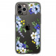 CYRILL iPhone 12 Pro Max Cecile Σκληρή Θήκη με Πλαίσιο Σιλικόνης - Midnight Bloom