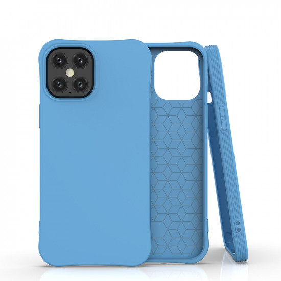 OEM iPhone 12 Pro Max Soft Color Θήκη Σιλικόνης - Blue