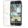 KW iPhone SE 2022 / SE 2020 / 7 / 8 Θήκη Σιλικόνης TPU Design Travel and Explore - Gold - Διάφανη - 51618.10