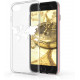 KW iPhone SE 2022 / SE 2020 / 7 / 8 Θήκη Σιλικόνης TPU Design Travel Outline - White - Διάφανη - 41448.18