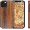 Kalibri iPhone 12 / iPhone 12 Pro Σκληρή Θήκη από Φυσικό Ξύλο - Brown - 53047.05