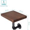 Navaris Σετ 3 Ράφια με Βάση - Dark Brown - 50683.1.18