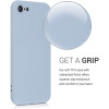KW iPhone SE 2022 / SE 2020 / 7 / 8 Θήκη Σιλικόνης Rubberized TPU - Light Blue Matte - 49979.58