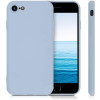 KW iPhone SE 2022 / SE 2020 / 7 / 8 Θήκη Σιλικόνης Rubberized TPU - Light Blue Matte - 49979.58