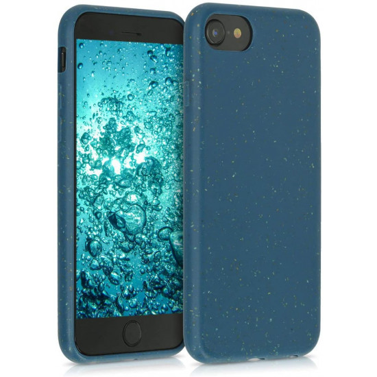 Kalibri iPhone SE 2022 / SE 2020 / 7 / 8 Θήκη Σιλικόνης TPU με Ανακυκλώσιμο και Βιοδιασπώμενο Υλικό - Dark Blue - 49106.17