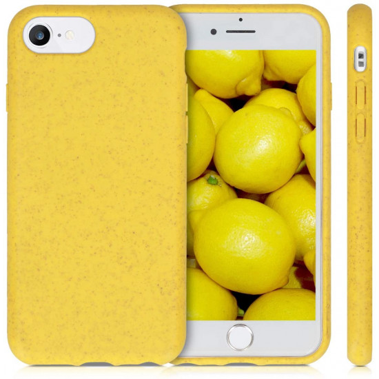 Kalibri iPhone SE 2022 / SE 2020 / 7 / 8 Θήκη Σιλικόνης TPU με Ανακυκλώσιμο και Βιοδιασπώμενο Υλικό - Yellow - 49106.06