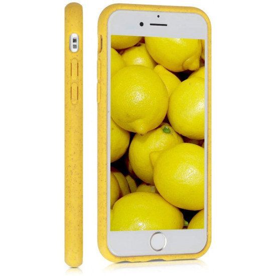 Kalibri iPhone SE 2022 / SE 2020 / 7 / 8 Θήκη Σιλικόνης TPU με Ανακυκλώσιμο και Βιοδιασπώμενο Υλικό - Yellow - 49106.06