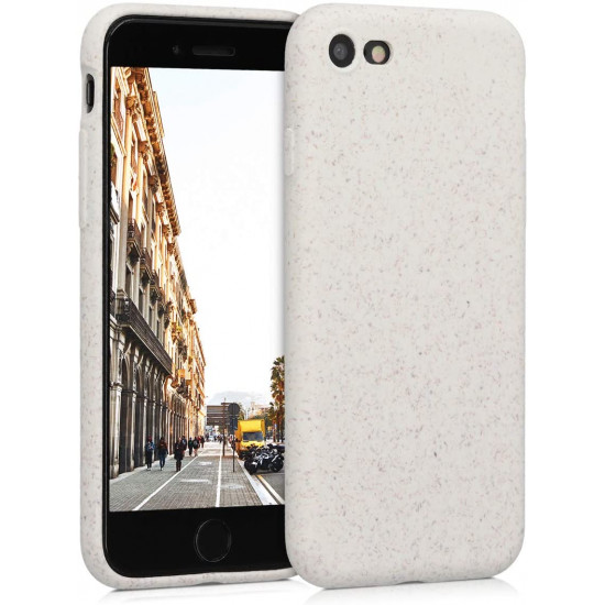 Kalibri iPhone SE 2022 / SE 2020 / 7 / 8 Θήκη Σιλικόνης TPU με Ανακυκλώσιμο και Βιοδιασπώμενο Υλικό - White - 49106.02