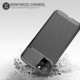 OEM iPhone 12 / iPhone 12 Pro Θήκη Σιλικόνης TPU Beatles Carbon Fiber - Black