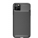 OEM iPhone 12 / iPhone 12 Pro Θήκη Σιλικόνης TPU Beatles Carbon Fiber - Black