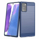 OEM Samsung Galaxy Note 20 Θήκη Rugged Carbon TPU - Blue