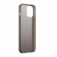Baseus iPhone 12 / iPhone 12 Pro Frosted Glass Θήκη με Πλαίσιο Σιλικόνης και Όψη Γυαλιού Tempered Glass - Black - WIAPIPH61P-WS01