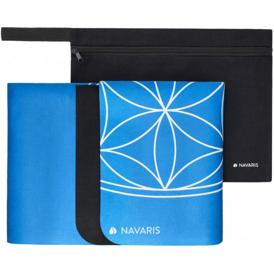 Navaris Αναδιπλούμενο Στρώμα Γυμναστικής με Τσάντα Μεταφοράς - 1.5mm Πάχος - Blue - 52702.04.01