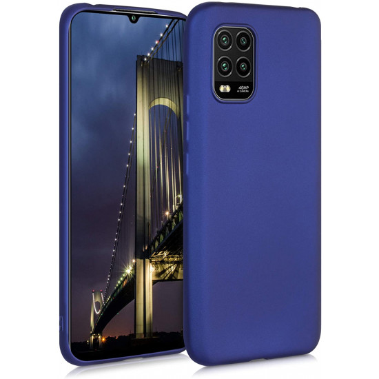KW Xiaomi Mi 10 Lite Θήκη Σιλικόνης TPU - Metallic Blue - 52491.64