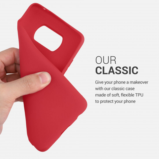 KW Xiaomi Poco X3 NFC Θήκη Σιλικόνης TPU - Red Matte - 53482.51
