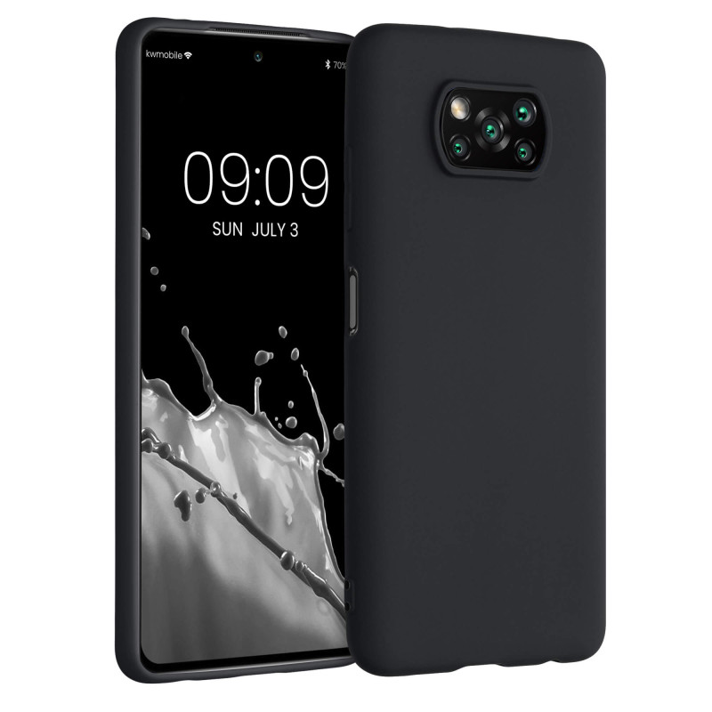 KW Xiaomi Poco X3 NFC Θήκη Σιλικόνης TPU - Black Matte - 53482.47 KW Xiaomi Poco X3 NFC Θήκη Σιλικόνης TPU - Black Matte - 53482.47