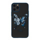 Kingxbar iPhone 12 Pro Max Butterfly Series Σκληρή Θήκη με Swarovski Crystals - Blue - Διάφανη