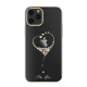 Kingxbar iPhone 12 Pro Max Wish Series Σκληρή Θήκη με Swarovski Crystals - Gold - Διάφανη
