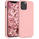 KW iPhone 12 / iPhone 12 Pro Θήκη Σιλικόνης Rubber TPU - Grapefruit Pink - 52641.199