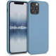 KW iPhone 12 / iPhone 12 Pro Θήκη Σιλικόνης Rubber TPU - Stone Blue - 52641.206