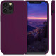 KW iPhone 12 Pro Max Θήκη Σιλικόνης Rubber TPU - Bordeaux Violet - 52644.187