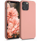 KW iPhone 12 Pro Max Θήκη Σιλικόνης Rubber TPU - Grapefruit Pink - 52644.199