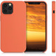 KW iPhone 12 Pro Max Θήκη Σιλικόνης Rubber TPU - Sunrise Orange - 52644.203