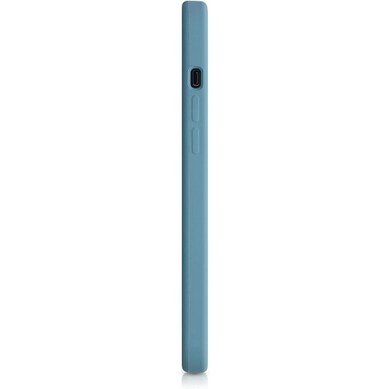 KW iPhone 12 Pro Max Θήκη Σιλικόνης Rubber TPU - Stone Blue - 52644.206