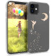 KW iPhone 12 / iPhone 12 Pro Θήκη Σιλικόνης TPU Design Glittery Fairy - Διάφανη / Rose Gold - 53035.05