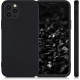 KW iPhone 12 / iPhone 12 Pro Θήκη Σιλικόνης Rubberized TPU - Black Matte - 53844.47