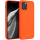 KW iPhone 12 / iPhone 12 Pro Θήκη Σιλικόνης TPU - Neon Orange - 53939.69