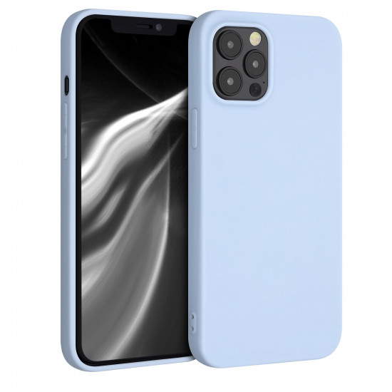 KW iPhone 12 Pro Max Θήκη Σιλικόνης TPU - Light Blue Matte - 53940.58