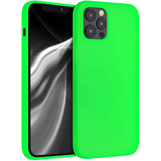 KW iPhone 12 Pro Max Θήκη Σιλικόνης TPU - Neon Green - 53941.44