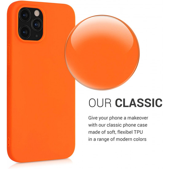KW iPhone 12 Pro Max Θήκη Σιλικόνης TPU - Neon Orange - 53941.69