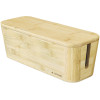 Navaris Κουτί Οργάνωσης Καλωδίων με Καπάκι - Bamboo - 52804.01